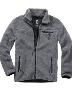 Teddyfleece takki - Harmaa