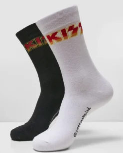 The Kiss sukat 2-pack - Musta/Valkoinen