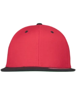 2-Tone classic snapback - Punainen/Musta