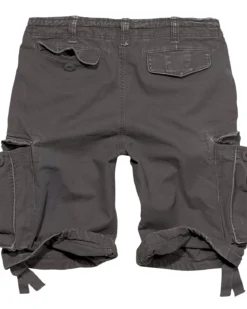 Vintage reisitaskushortsit - Tummanharmaa