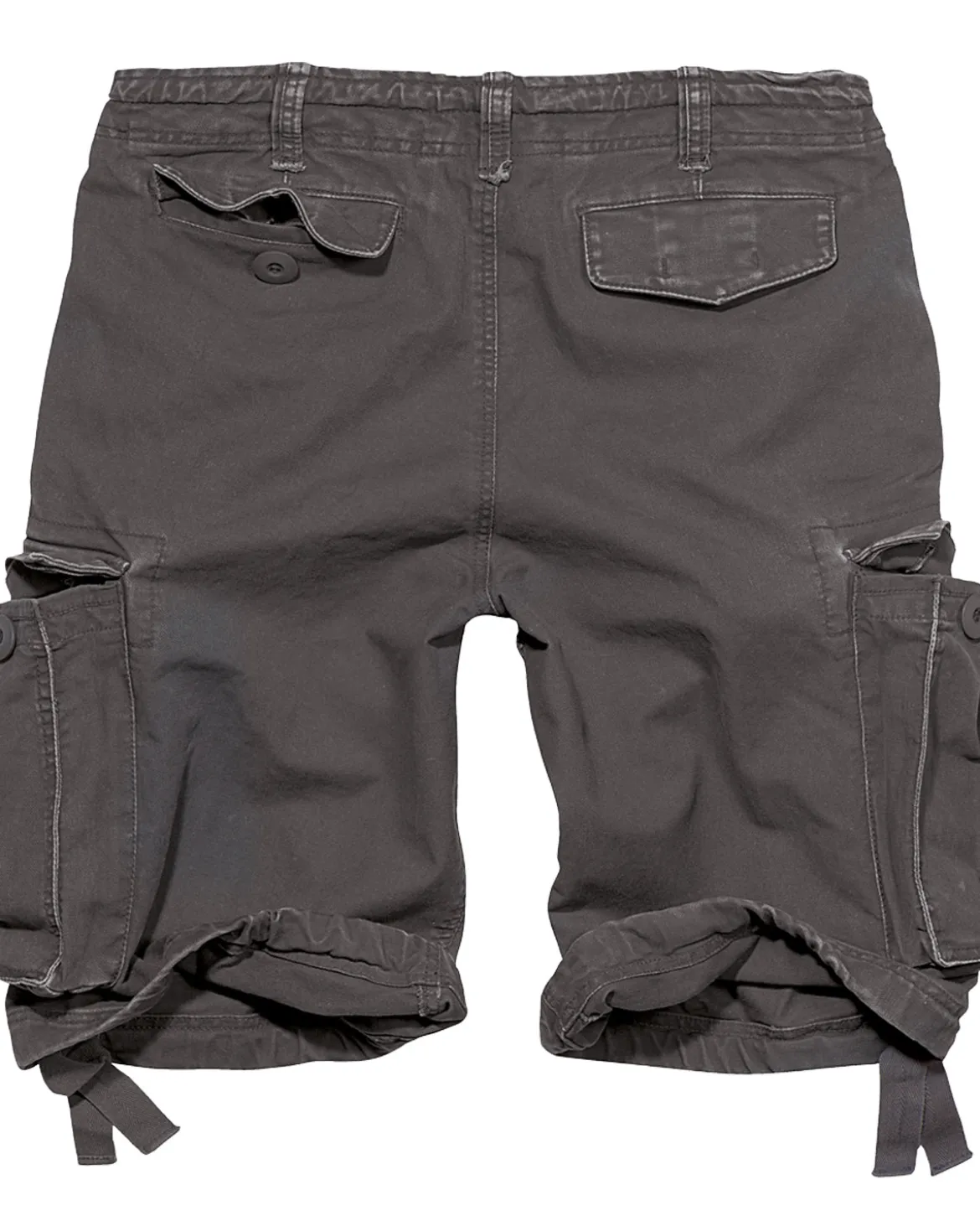 Vintage reisitaskushortsit - Tummanharmaa