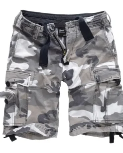 Vintage reisitaskushortsit - Valkoinen camo