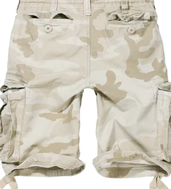 Vintage reisitaskushortsit - Vaalea camo