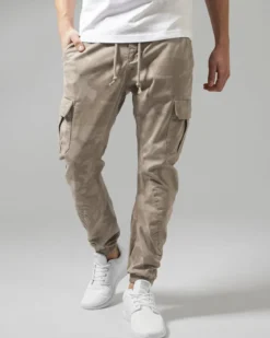 Zane reisitaskuhousut - Beige camo